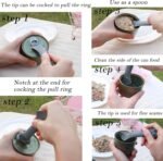 Pet Food Can Spoon & 3 Pcs Can Covers | Cute Paw Shape Opener Spatula Cat Wet Food Spoon | Universal BPA Free Silicone Can Lids & Spoon for Dog Cat Cans(Grey) - Image 5