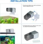 [Upgrade] WiFi Control Automatic Fish Feeder with APP Lychee Aquarium Automatic Fish Feeder, WiFi Control Auto Fish Food Dispenser for Home Office (Silver) - Image 7