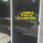 DON'T LET THE DOGS OUT #1 - PICK COLOR & SIZE - Front Door Caution Warning Vinyl Decal Sticker B - Image 7