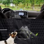 Dog Car Seat Cover for Trucks, Dog Seat Cover for Back Seat Protector F150 Ram 1500, Waterproof Dog Hammock for Truck with Mesh Window Heavy Duty Seat Cover for F-Series/GMC Sierra/Silverado - Image 4