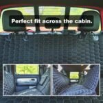 Dog Car Seat Cover for Trucks, Dog Seat Cover for Back Seat Protector F150 Ram 1500, Waterproof Dog Hammock for Truck with Mesh Window Heavy Duty Seat Cover for F-Series/GMC Sierra/Silverado - Image 6