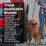 Dog Car Seat Cover for Trucks, Dog Seat Cover for Back Seat Protector F150 Ram 1500, Waterproof Dog Hammock for Truck with Mesh Window Heavy Duty Seat Cover for F-Series/GMC Sierra/Silverado - Image 7