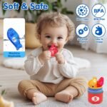 Montessori Toys for 1 Year Old: Cloth Fishing Game Baby Toys 6-12 12-18 Months with Stacking Cups - Sorting Learning Toddler Toys Age 1-2 - Babies First Birthday Gifts for 1 2 3 Year Boy Girl - Image 5