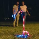 After Dark Illuminated Horseshoes - Complete with 2 Weighted Blue LED Horseshoes, 2 Weighted Red LED Horseshoes and 2 LED Stakes. Perfect for Play Both Day or Night. - Image 7