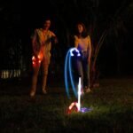After Dark Illuminated Horseshoes - Complete with 2 Weighted Blue LED Horseshoes, 2 Weighted Red LED Horseshoes and 2 LED Stakes. Perfect for Play Both Day or Night. - Image 8
