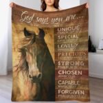 Horse Blanket Horse Gifts for Girls Women Men Horse Throw Blanket for Kids Adults Soft Warm Cozy Fleece Blanket for Couch Sofa ​Bed 40"x50" - Image 5