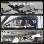 OJYDOIIIY Fishing Rod Holder for Car, Fishing Pole Storage Inside Carrier Racks for Vehicles like SUV,Truck,Van - Image 4