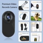 Updated Cat Camera Collar with 16GB SD Card, HD 1080P Dog Collar Camera Mini Body Camera Action Camera Collar Camera for Dogs Cats Gift Indoor/Outdoor（Not Include Collar ）-Black - Image 5