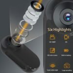 Updated Cat Camera Collar with 16GB SD Card, HD 1080P Dog Collar Camera Mini Body Camera Action Camera Collar Camera for Dogs Cats Gift Indoor/Outdoor（Not Include Collar ）-Black - Image 6