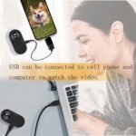 Updated Cat Camera Collar with 16GB SD Card, HD 1080P Dog Collar Camera Mini Body Camera Action Camera Collar Camera for Dogs Cats Gift Indoor/Outdoor（Not Include Collar ）-Black - Image 7