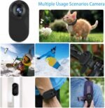 Updated Cat Camera Collar with 16GB SD Card, HD 1080P Dog Collar Camera Mini Body Camera Action Camera Collar Camera for Dogs Cats Gift Indoor/Outdoor（Not Include Collar ）-Black - Image 8