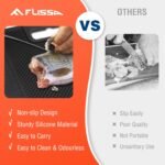 FLISSA Nonslip Fish Fillet Mat with Measuring Scale, Durable & Portable Fish Cleaning Mat for Easy Filleting, Large Fish Mat for Fish Cleaning and Cutting Board, 24"*13" - Image 4