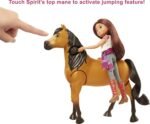 Mattel Spirit Untamed Lucky Doll & Spirit Horse Figure, Ride Together Playset & 2 Accessories, Doll "Jumps" & "Rides" on Walking Horse - Image 5