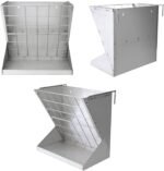 Heavy-Duty Hay Feeder,21 Gallon Feeder for Goat Horse,Galvanized Metal 2 in 1 Hay and Grain Feeder,Hay Rack Wall Mounted,Livestock Feeder with Adjustable Distance ﻿ - Image 7