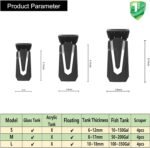 Carefree Fish Aquarium Super Strong Magnetic Cleaner Glass Fish Tank Magnet Brush Algae Scrapers Floating - Image 7