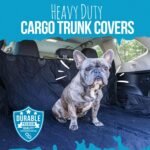 Bulldogology SUV Cargo Liner for Dogs 55"x82" Heavy Duty Pet Trunk Cargo Cover - Trunk Cover Car Protector for Dogs Waterproof Nonslip Mat - Dog Hair, Dog Cargo Liner SUVs Vans Cars (Large, Black) - Image 7