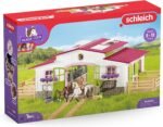 schleich HORSE CLUB — 97-Piece Riding Center Horse Playset, Detailed Horseback Riding Center, Horse Playset with Rider, Horse Toys for Girls & Boys Ages 5+ - Image 9