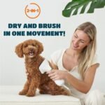 2-in-1 Dog Hair Dryer with Slicker Brush for Small-Sized Dogs and Cats | Pet Hair Dryer | Dog Blow Dryer | 300 Watts, 75-85 dB, Adjustable Temperature, Overheat Protection - Image 3