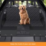 GXT Dog Back Seat Cover Protector for Cars SUV and Trucks with Mesh Window, Scratchproof Nonslip and Waterproof Material(Black) - Image 4