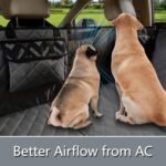 Back Seat Extender, Car Seat Cover for Dogs with Hard Bottom as a Hammock Bridge for Pets Travel, Waterproof Back Seat Protector Fits for Standard Cars & SUVs (Gray) - Image 5