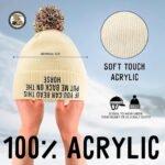 If You Can Read This Put Me Back On The Horse - Cute Bobble Beanie Hat for Horse Girl - Horse Riding Gifts for Girls - Image 3