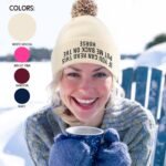 If You Can Read This Put Me Back On The Horse - Cute Bobble Beanie Hat for Horse Girl - Horse Riding Gifts for Girls - Image 5