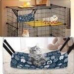 Cat Hammock Cat Cages Indoor Kitten Bed Ferret Cage Cat Accessories for Indoor Cat Crates for Indoor Cats Pet Accessories Kitten Cage Bed Hanging Cat Bed Cat Swing Pet Cage Dog Hammock - Image 4