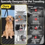 Dog Car Seat Cover for Back Seat-Large Space,100% Waterproof Back Seat Extender for Dog with Hard Bottom,Scratchproof Nonslip,Dog Hammock with Mesh Window and Storage for SUV/Cars/Truck… - Image 4