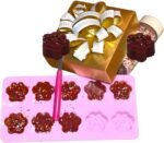 2-Pack Bite-Sized Silicone Dog Paw & Bone Mold - 3D Candy Melts, Treats, Baking (10 & 18 Cavities) - Food Grade - Image 2