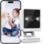 2K HD Cameras for Home Security, Night Vision WiFi Camera, 2 LED Lights, Indoor Camera for Elder/Baby/Pet, Pet Camera, Cloud Storage & SD Card Storage, Security Camera, Only Support 2.4G WiFi - Image 2