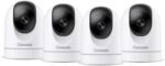 2K Home Security Cameras-2.4Ghz WiFi Indoor Camera with 360° Motion Detection for Pets/Nanny/Baby/Dog, 2 Way Audio, 24/7 SD Card Storage, Cloud Storage, Works with Alexa & Google Home, D1 4P - Image 2