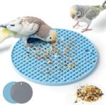2Pcs Bird Foraging Toys Puzzle, Bird Slow Feeder Mats, Interactive Parrot Foraging Toys to Increase Feeding Time, Bird Enrichment Toys for Parakeet, Cockatiel, African Grey, Conure, Budgies - Image 2