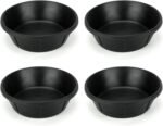 4Pcs Rubber Feed Pan, 8 Quart Horse Feed Bucket Heavy Duty Feed Bucket, 14.56 x 4.53 Inches Dog Bowl Rubber Livestock Water Bowl for Dogs Cat Pig Goat Chicken Farm Small Animal - Image 2