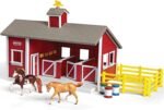 59197 Stablemates Red Stable Set with Two Horses, N/a - Image 2