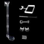 Aquarium Fish Shrimp Feeding Dish Set, Transparent Shrimp Feeding Tube, Fish Tank Feeding Supplies with Feeding Ring Cleaning Brush Aquarium Fish Tank Feeder - Image 2