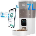 Automatic Cat Feeder with 5G WiFi: Automatic Dog Feeder Large Breed with 7L Large Cat Food Storage Container,Cat Food Dispenser with Alexa for Multiple Pets,Detachable for Easy Clean -29 Cup - Image 2