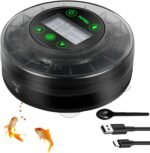Automatic Fish Feeder for Aquarium - Auto Fish Food Dispenser for Fish Turtle Tank with USB Cable & LCD Display, Timer Fish Feeder for Vacation Weekend Holiday, with Fish Feeder Spoon - Image 2