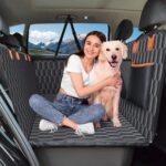Back Seat Extender for Dogs-Supports 400lb,Waterproof Dog Car Seat Cover Hard Bottom-Detachable,600D Heavy Duty Scratch Proof Nonslip Soft,Dog Hammock for Car,SUVs - Image 2
