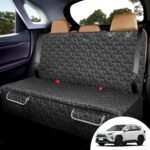 Back Seat Pet Cover for Dogs for SUV, Waterproof Backseat Cover for Dogs in Car Heavy Durable Car Seat Covers for Dogs with Side Flap, Non Slip Dog Bench Seat Covers for SUV,Jeeps,RAV4,CR-V - Image 2
