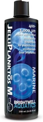 Brightwell Aquatics Jelliplanktos M - Zooplankton Feeding Suspension for Jellyfish, Amino Acid Fortified, 400-1000 Micrometer Size, 250 ml - Image 2
