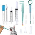 Cat Pill Shooter, Pet Pill Dispenser, Pet Syringe & Dropper wirh Replacement Nipples, Suitable for Kittens, Puppies and Wild Animals - Image 2