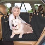 Dog Car Seat Cover for Back Seat, Backseat Extender for Dogs Hard Bottom, Car Back Seat Extender for Dogs, Dog Hammock for Cars, Black - Image 2