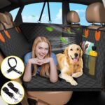 Dog Car Seat Cover for Back Seat-Large Space,100% Waterproof Back Seat Extender for Dog with Hard Bottom,Scratchproof Nonslip,Dog Hammock with Mesh Window and Storage for SUV/Cars/Truck… - Image 2