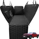 Dog Car Seat Cover for Trucks, Dog Seat Cover for Back Seat Protector F150 Ram 1500, Waterproof Dog Hammock for Truck with Mesh Window Heavy Duty Seat Cover for F-Series/GMC Sierra/Silverado - Image 2