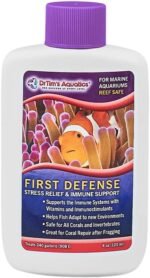 DrTim's Aquatics First Defense for Reef Aquariums – Stress Relief & Immune System Support with Vitamins Immunostimulants Fish Tanks - 4 oz. - Image 2