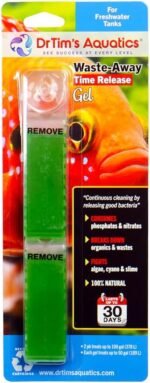 DrTim's Aquatics Freshwater Waste-Away Time Release Gel – Natural Fish Tank & Aquarium Leave-in Waste Management Solution for Dissolving Cleaning Organic Sludge - 2 Pack Treats 100 gal - Image 2