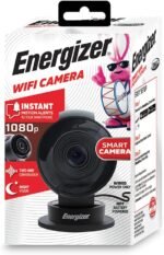 Energizer Smart Wi-Fi Black Indoor Camera, 1080P Full HD, Cloud/Micro-SD Card Support, Xtreme 2.4GHz WiFi - Image 2