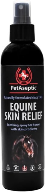 Equine Skin Relief Spray for Horses | Helps Heal Cuts, Insect Bites, Scrapes, & Sunburns | Helps Control Dermatitis | Helps Treat Rain Rot, Mud Fever, Sweet Itch, & More | 8oz Spray - Image 2