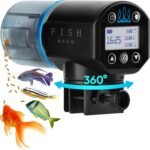 FISHNOSH Automatic Fish Feeder for Aquarium - New Generation 2024, Auto Food Dispenser with Timer for Small Tank, Big Aquariums & Pond (Blue) - Image 2
