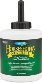 Farnam Horseshoer's Secret Deep-Penetrating Hoof Oil for Horses, Conditions Dry Hooves and Prevents Cracks, Splits and Contracted Heels, Contains Avocado Oil, 32 Oz. - Image 2